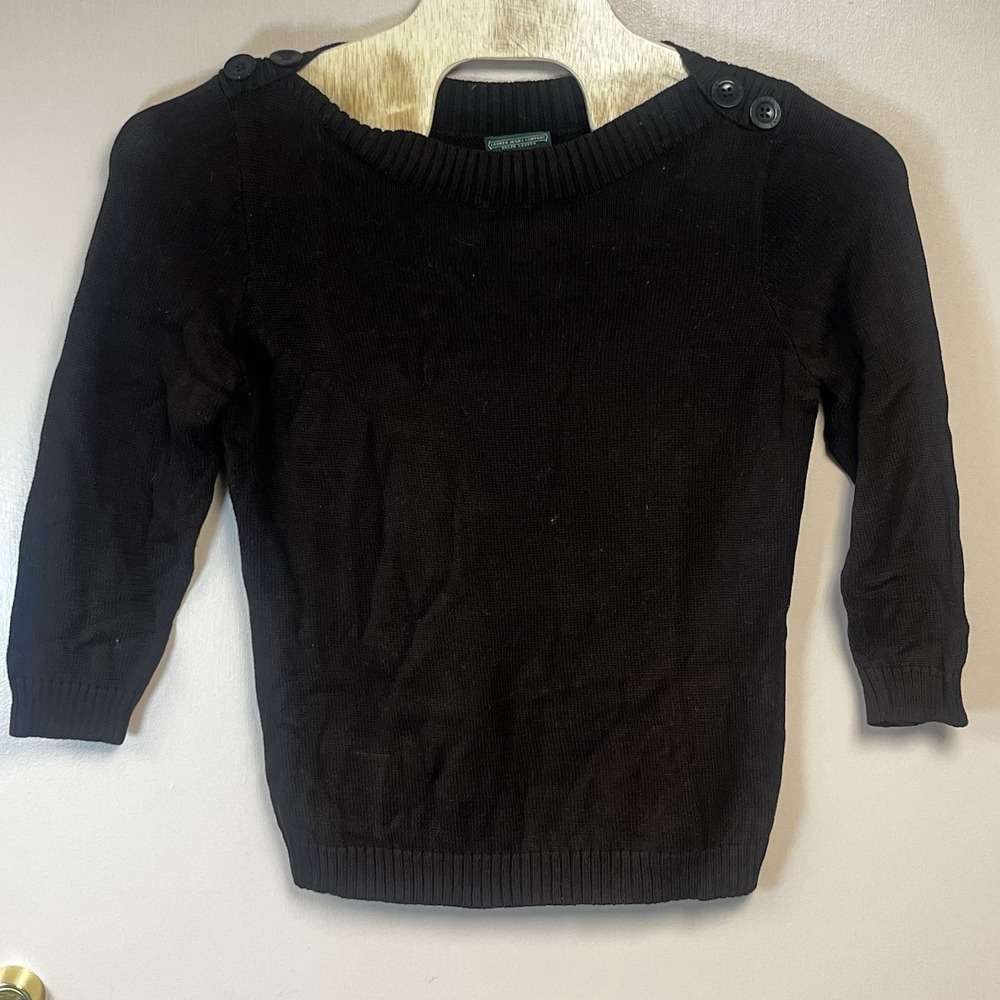 Lauren Jeans Co. Knit Women's Sweater Ralph Lauren‎ Size XL Brown